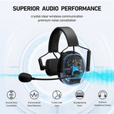 CAME-TV KUMINIK8 Duplex Digital Wireless Intercom Headset - Single Ear 3 Pack
