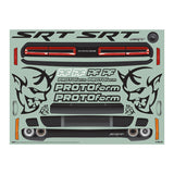 Protoform 1/7 Dodge Challenger SRT Demon Clear Body: ARRMA Infraction 6S