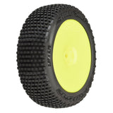 PRO1031712 1/14 Hole Shot 3.0 F/R Tire MTD 12mm Yellow Velocity (4): Typhon GROM