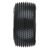 PRO829712 1/18 Prism Rear Carpet Mini-B Tires Mounted 8mm Yellow Wheels (2)