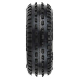 PRO829812 1/18 Wedge Front Carpet Mini-B Tires Mounted 8mm Yellow Wheels (2)