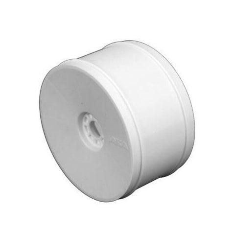 AKA24102W 1/8 EVO Wheels, White (4): Truggy