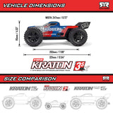 ARRMA Mini Kraton 3S 1/16 RTR Red