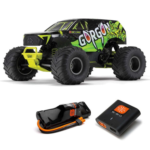 ARRMA 1/10 GORGON 4X2 MEGA 550 Brushed Monster Truck RTR with Battery & Charge