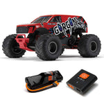 ARRMA 1/10 GORGON 4X2 MEGA 550 Brushed Monster Truck RTR with Battery & Charge