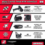 ARRMA 1/10 QUAKE 223S DSC 2WD RTR Brushless Monster Truck