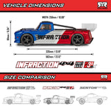 ARRMA 1/8 INFRACTION 223S DSC 4X4 RTR Brushless