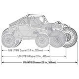 Axial 1/8 AXP8 Gilamon 2.2 4X4 RTR Brushed Trail Buggy