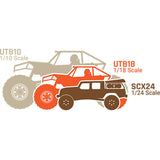 Axial 1/18 UTB18 Capra 4WS 4X4 RTR Brushed Rock Crawler
