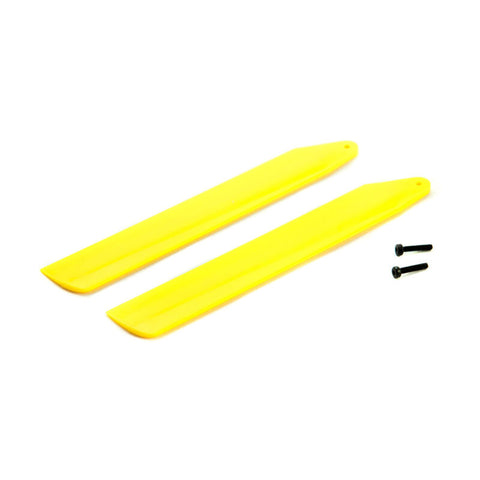BLH3908YE Yellow Hi-Performance Main Blade Set, mCP X BL