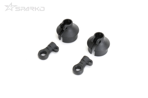F81026 Spring Cups & Shock Rod Ends Set x2