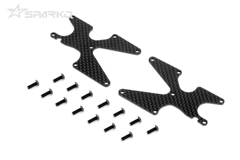 F83007-20OP Carbon Rear Arm covers 2.0mm - 2pcs
