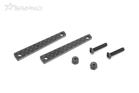 F83008-20OP Carbon Rear Brace covers 2.0mm - 2pcs