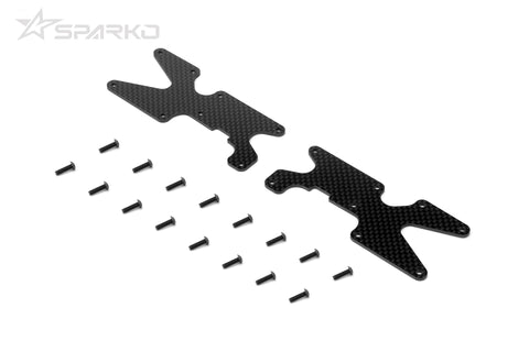 F83024-20OP F8T Carbon Rear Arm covers 2.0mm - 2pcs