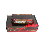 Gens Ace Redline Series 4000mAh 7.6V 130C 2S HardCase HV Shorty Lipo Battery With 5.0mm Bullet LCG