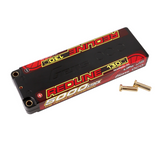 Gens Ace Redline Series 5000mAh 7.4V 130C 2S HardCase Lipo Battery With 5.0mm Bullet