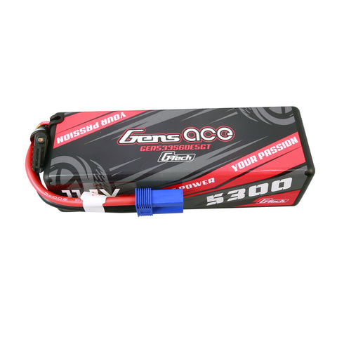 Gens Ace G-Tech 5300mAh 11.1V 60C 3S1P HardCase Lipo Battery With EC5