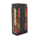 Gens Ace Redline Series 6000mAh 7.6V 130C 2S HardCase HV Shorty Lipo Battery With 5.0mm Bullet