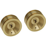 HRASXTF265H Brass Wheels Only, 26.5mm (2): SCX24