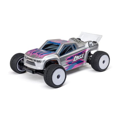 Losi 1/28 Micro-T 2S 2WD RTR Stadium Truck Silver