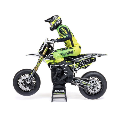 Losi 1/4 Promoto-SM FXR Supermoto Motorcycle RTR (Battery and Charger Included), White