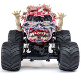 LOS01026T4 1/18 Mini LMT Zombie 2S 4X4 RTR Brushed Monster Truck (Battery & Charger Included)
