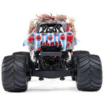 LOS01026T4 1/18 Mini LMT Zombie 2S 4X4 RTR Brushed Monster Truck (Battery & Charger Included)