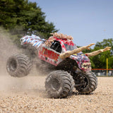 LOS01026T4 1/18 Mini LMT Zombie 2S 4X4 RTR Brushed Monster Truck (Battery & Charger Included)