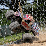 LOS01026T4 1/18 Mini LMT Zombie 2S 4X4 RTR Brushed Monster Truck (Battery & Charger Included)