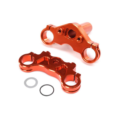 LOS364004 Aluminum Triple Clamp Set, Orange: PM-MX