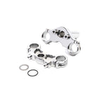 LOS364006 Aluminum Triple Clamp Set, Silver: PM-MX