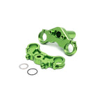 LOS364008 Aluminum Triple Clamp Set, Green: PM-MX