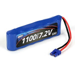 LOSB1209 7.2V 1100mAh NiMH Battery with EC2 long, Mini 8