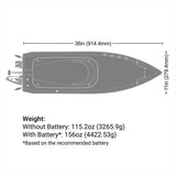 Proboat 36" Pro Boat Sonicwake V3 - Black