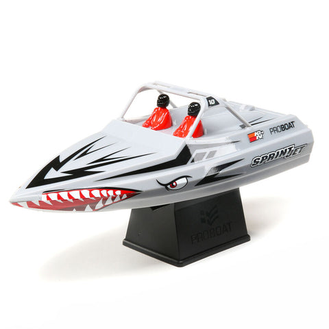 Sprintjet 9" Self-Righting Deep-V Jet Boat Brushed RTR