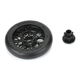 PRO1022210 1/4 Supermoto Tire Front MTD Black Wheel: PM-MX