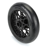 PRO1022210 1/4 Supermoto Tire Front MTD Black Wheel: PM-MX