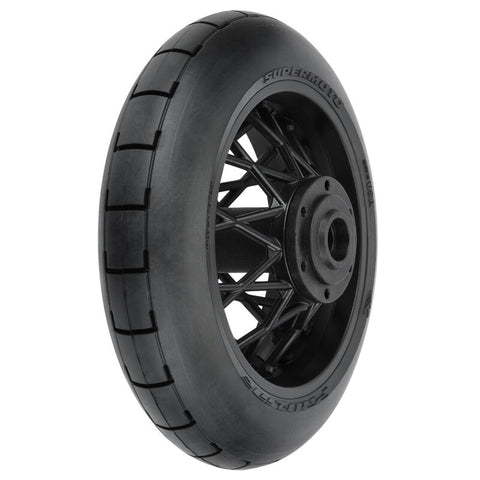 PRO1022310 1/4 Supermoto Tire Rear MTD Black Wheel: PM-MX