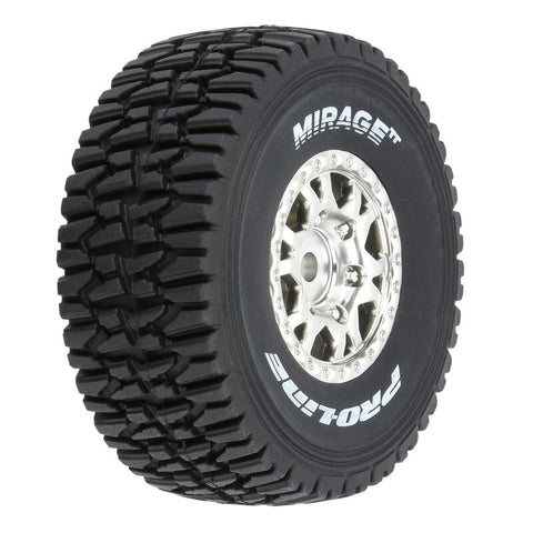 PRO1025310 1/16 Mirage TT F/R Tires MTD 12mm Silver Impulse (4): Mojave Grom