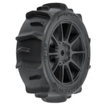 PRO1031010 1/14 Dumont F/R Tires MTD 12mm Black Mach-10 (4): Typhon GROM
