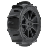 PRO1031010 1/14 Dumont F/R Tires MTD 12mm Black Mach-10 (4): Typhon GROM