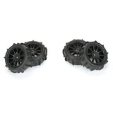PRO1031010 1/14 Dumont F/R Tires MTD 12mm Black Mach-10 (4): Typhon GROM