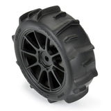 PRO1031010 1/14 Dumont F/R Tires MTD 12mm Black Mach-10 (4): Typhon GROM