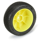 PRO1031712 1/14 Hole Shot 3.0 F/R Tire MTD 12mm Yellow Velocity (4): Typhon GROM