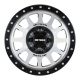 PRO281400 1/6 Method 305 Alum F/R 2.9" +2 Offset SCX6 Wheel Faces (2) Silver