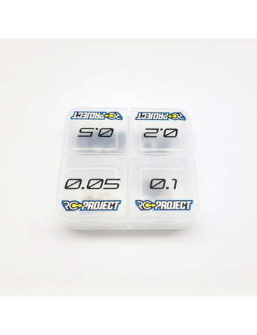 RC-Project Clutch Bell Shim Kit (0.05, 0.1, 0.2, 0.5mm)