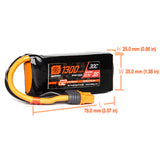 SPMX133S30 11.1V 1300mAh 3S 30C Smart G2 LiPo Battery: IC3