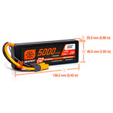 SPMX52S50H5 7.4V 5000mAh 2S 50C Smart G2 Hardcase LiPo Battery: IC5