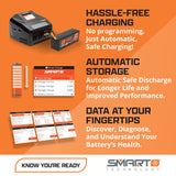 Spektrum Accessories Smart Powerstage Bundle: 1300mAh 3S 30C LiPo Battery (IC2) / S100 Charger / 65W Power Supply / Adapter