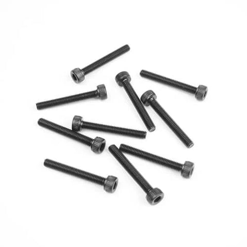 TKR1534 M3x22mm Cap Head Screws- Black, 10pcs